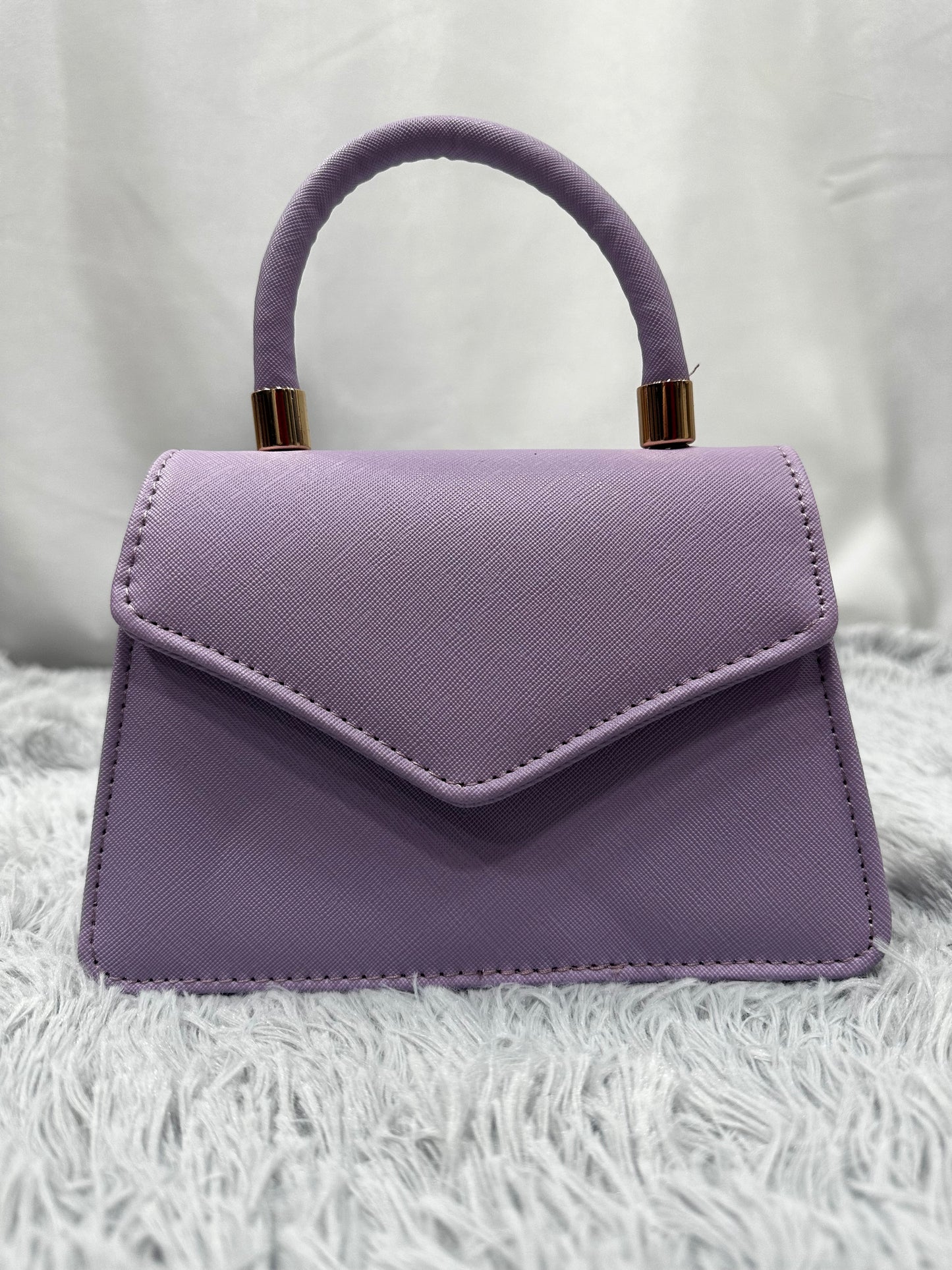 MINI BAG in PELLE LISCIA - LILLA