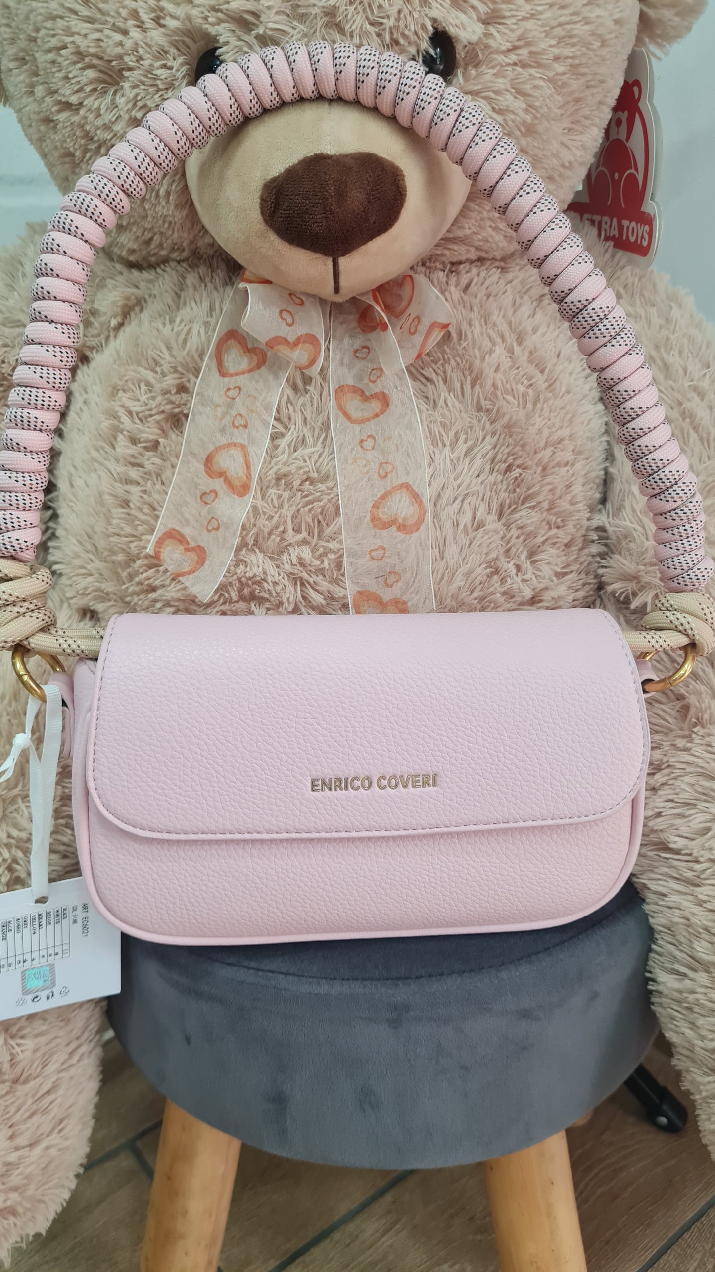 Borsa manica corda pink