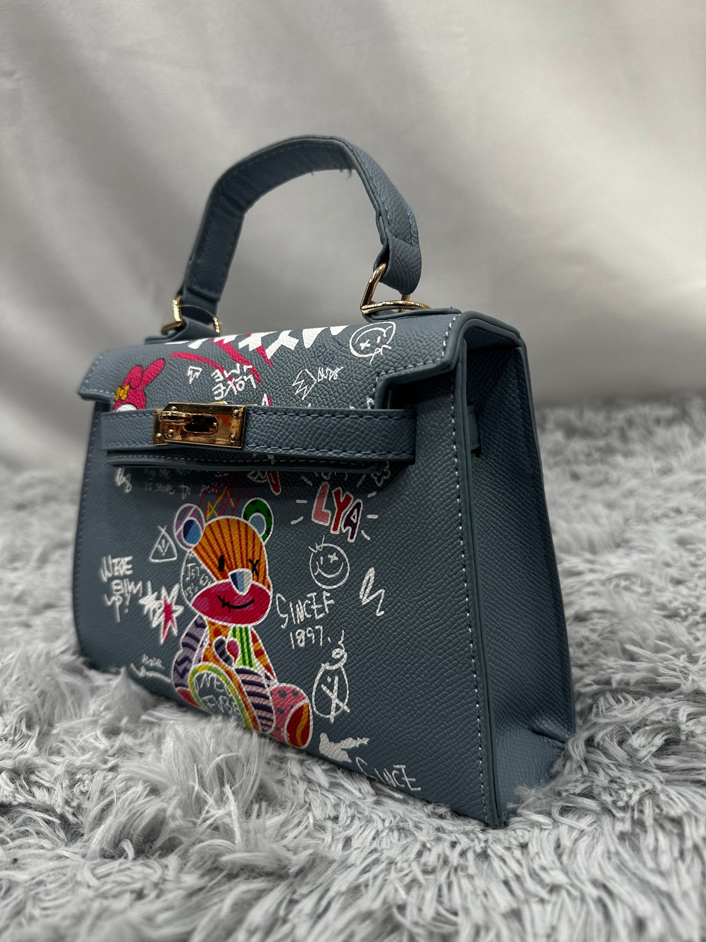 MINI BAG SKETCH - BASE AZZURRA POLVERE