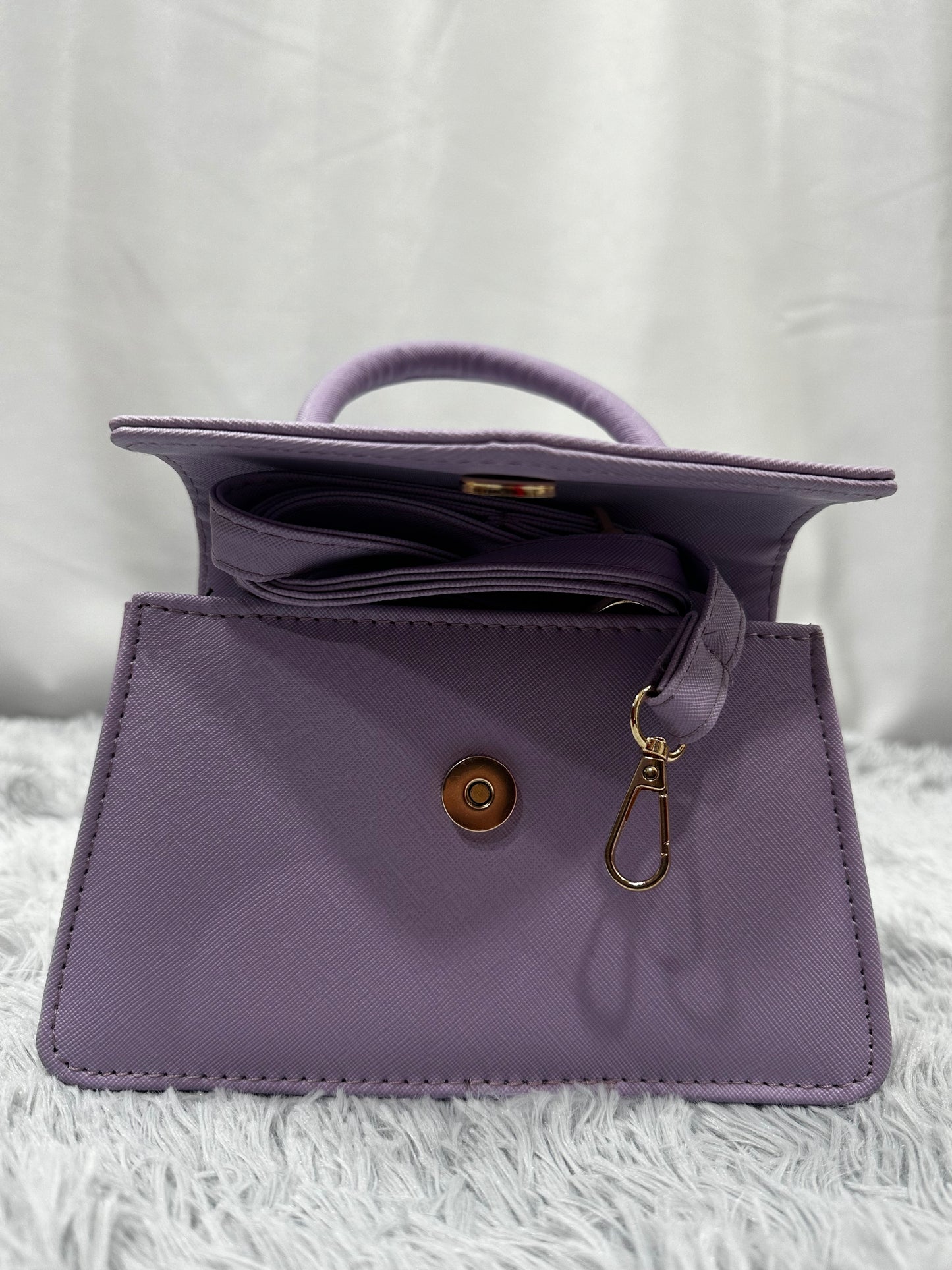 MINI BAG in PELLE LISCIA - LILLA
