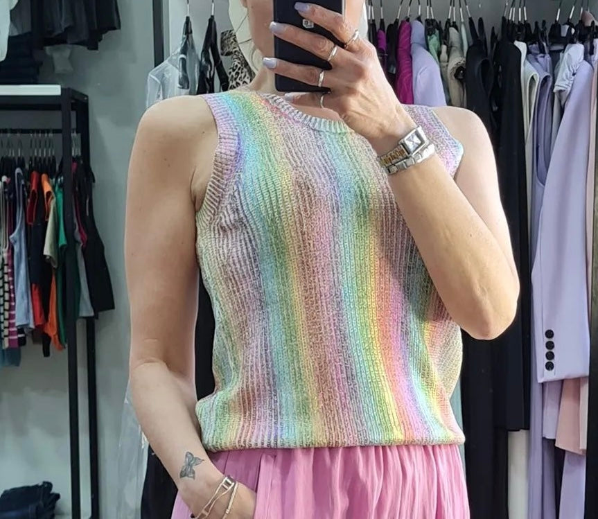 CANOTTA - IN FILO - MULTICOLOR - RAINBOW