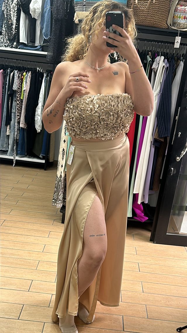 COORDINATO - SPRING - RASO - ORO