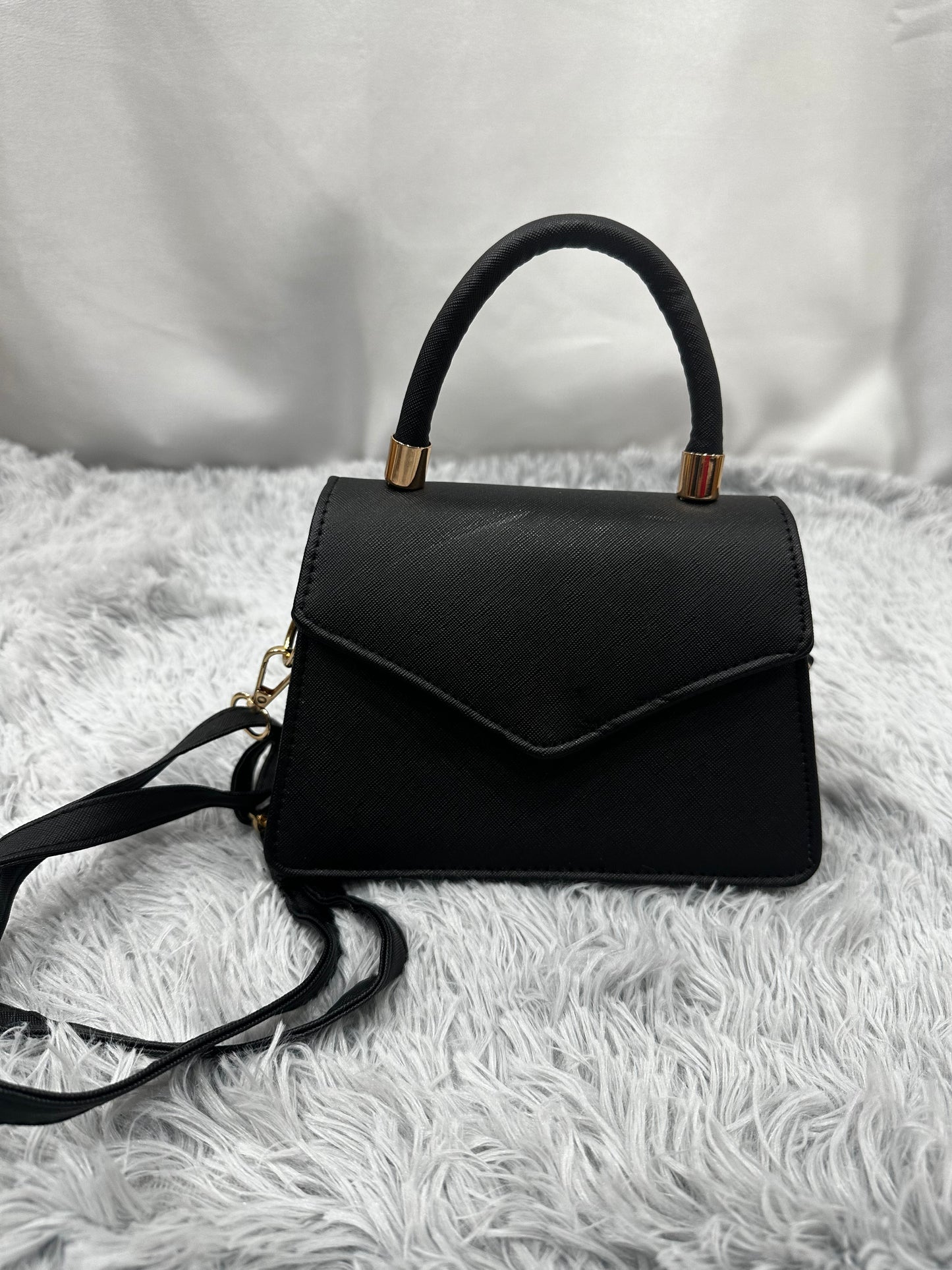 MINI BAG in PELLE LISCIA - NERA