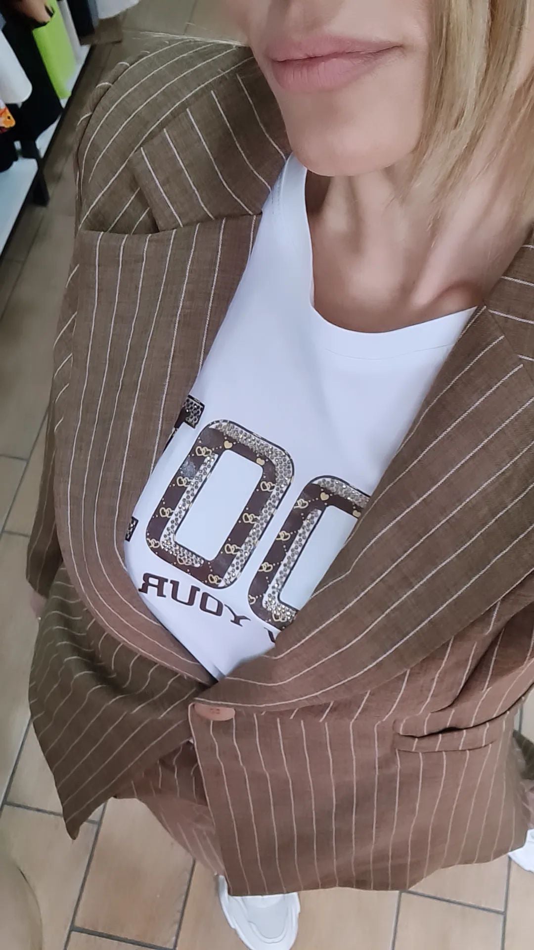TAILLEUR - GESSATO - MIX LINO - TABACCO