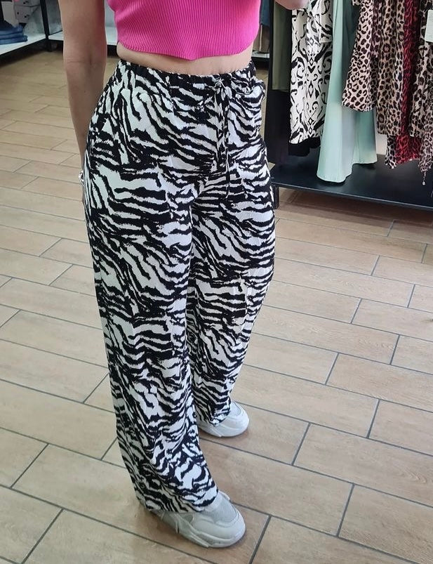 PANTATUTA - CON LACCETTI - ANIMALIER