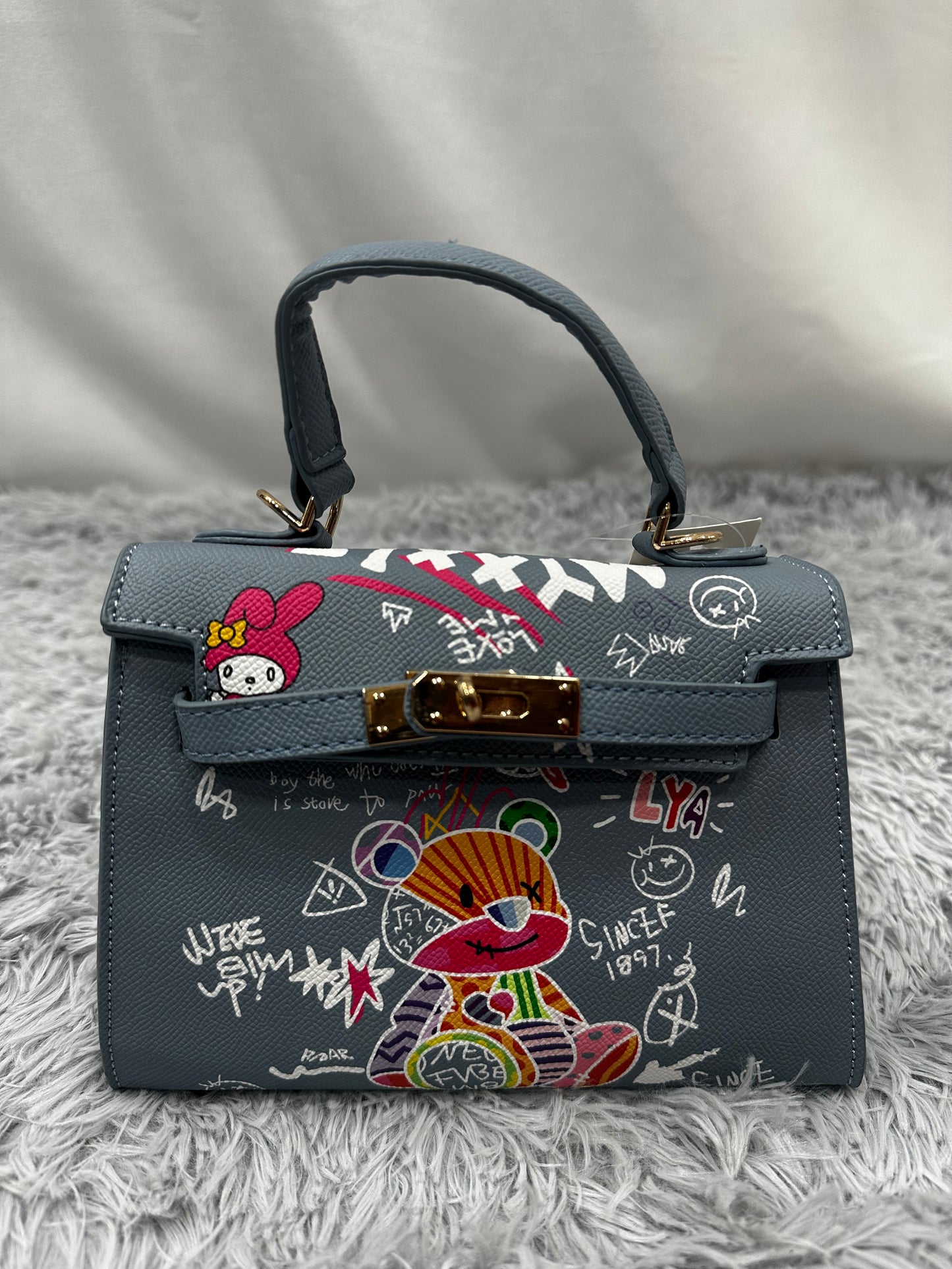MINI BAG SKETCH - BASE AZZURRA POLVERE