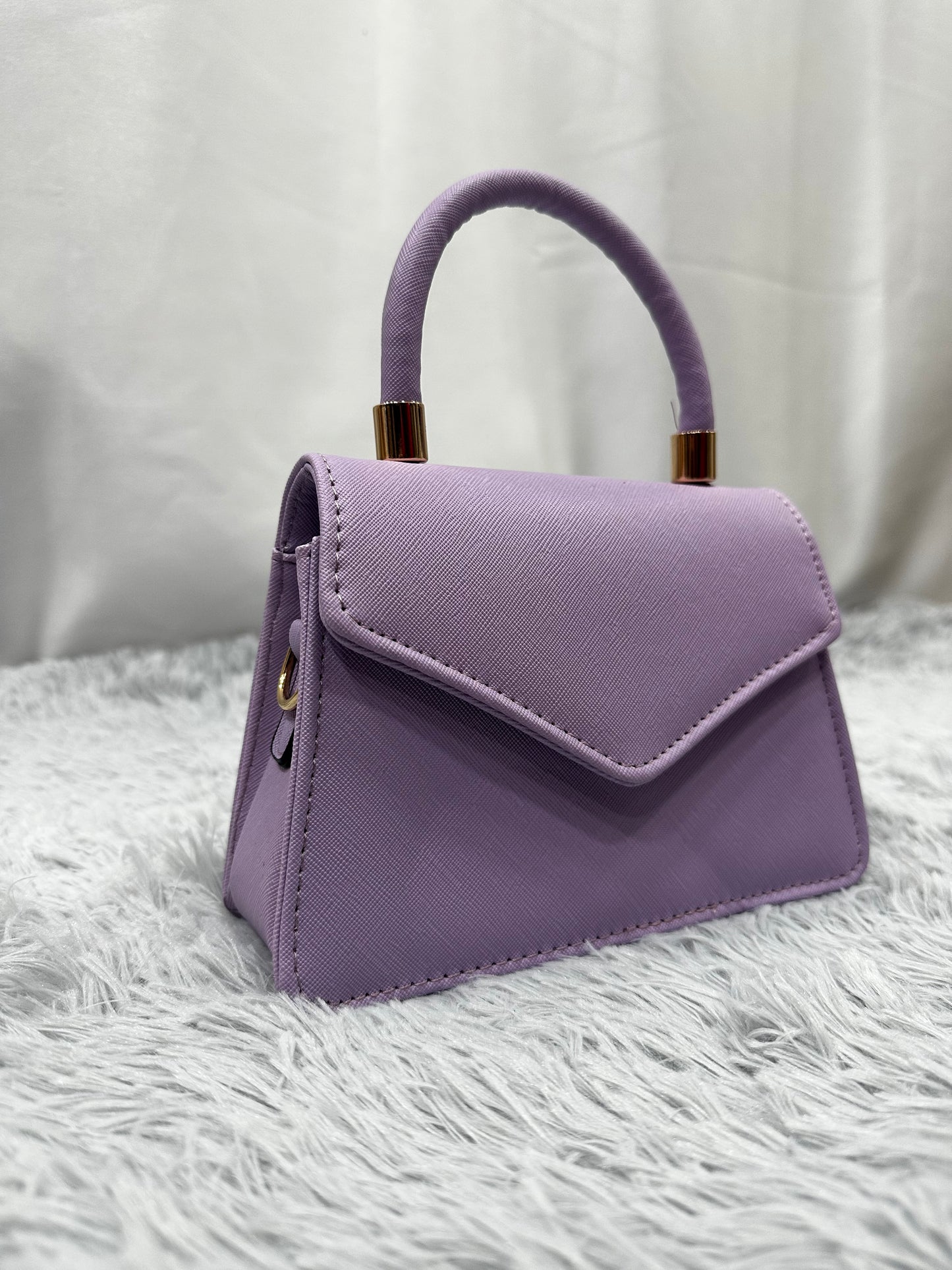 MINI BAG in PELLE LISCIA - LILLA