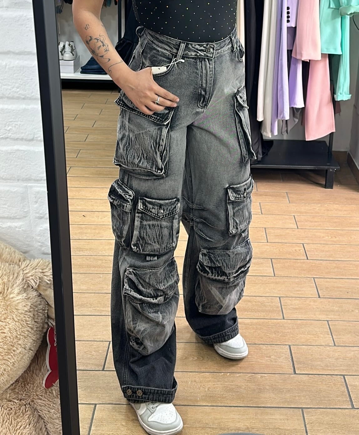 CARGO - DENIM GRIGIO
