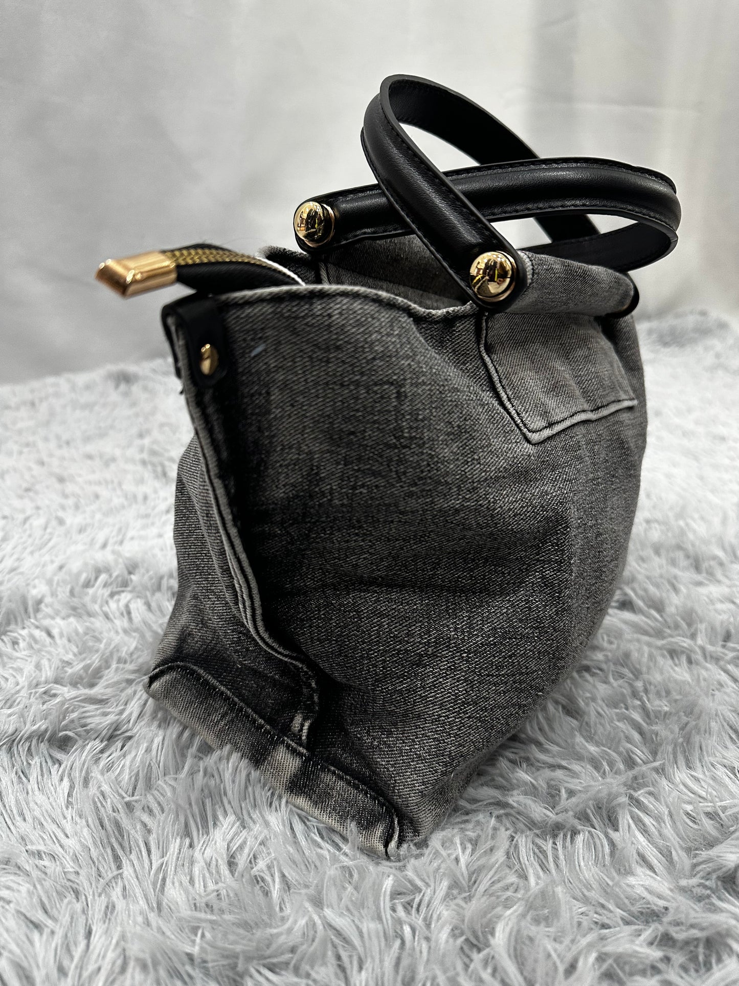 BAG MIDI in DENIM GRIGIO