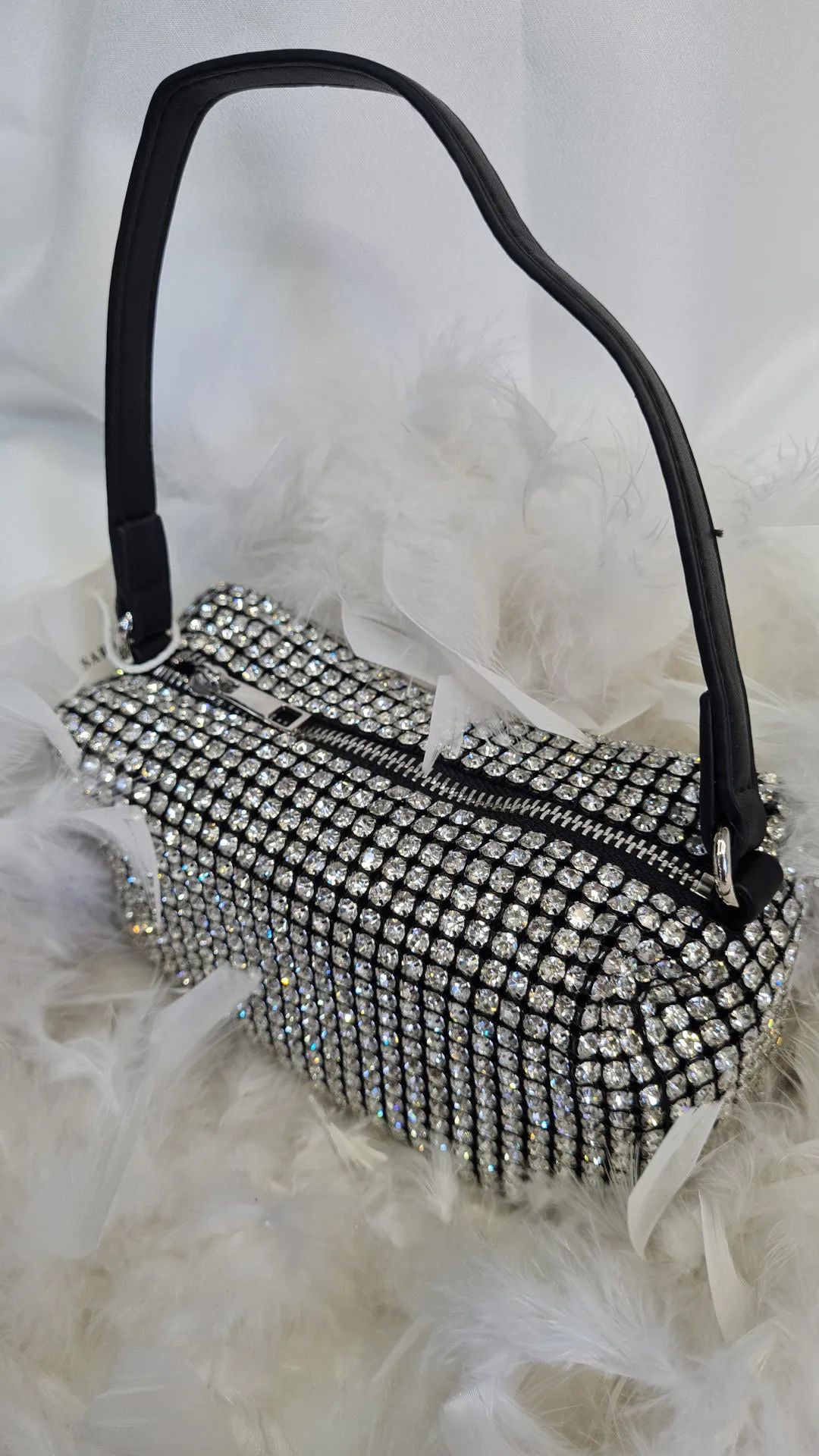 POCHETTE - SWAROVSKI - FONDO NERO