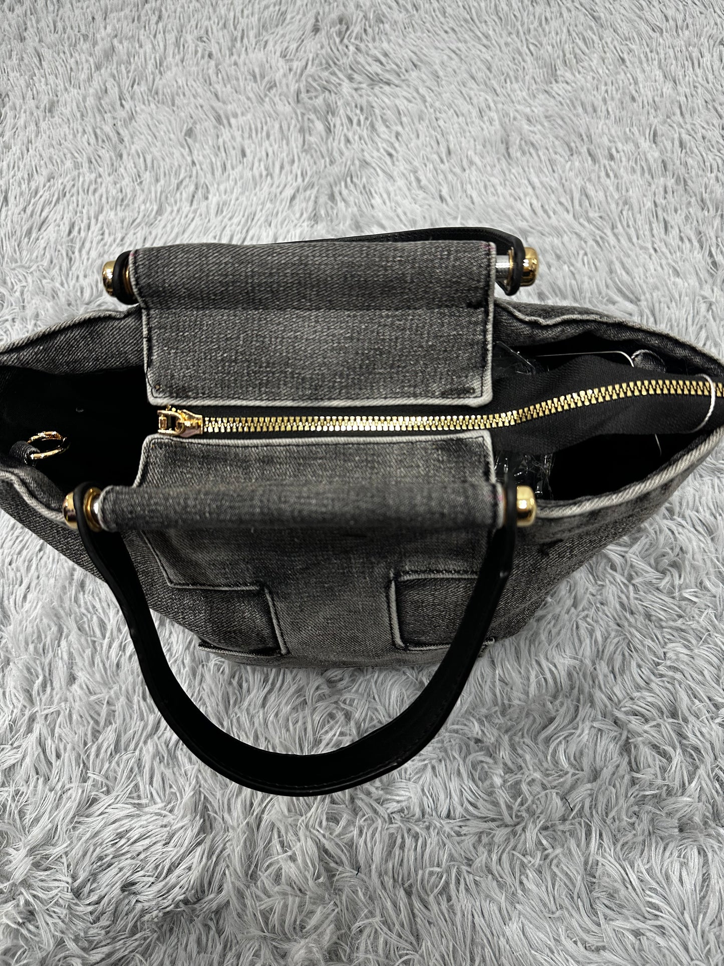 BAG MIDI in DENIM GRIGIO