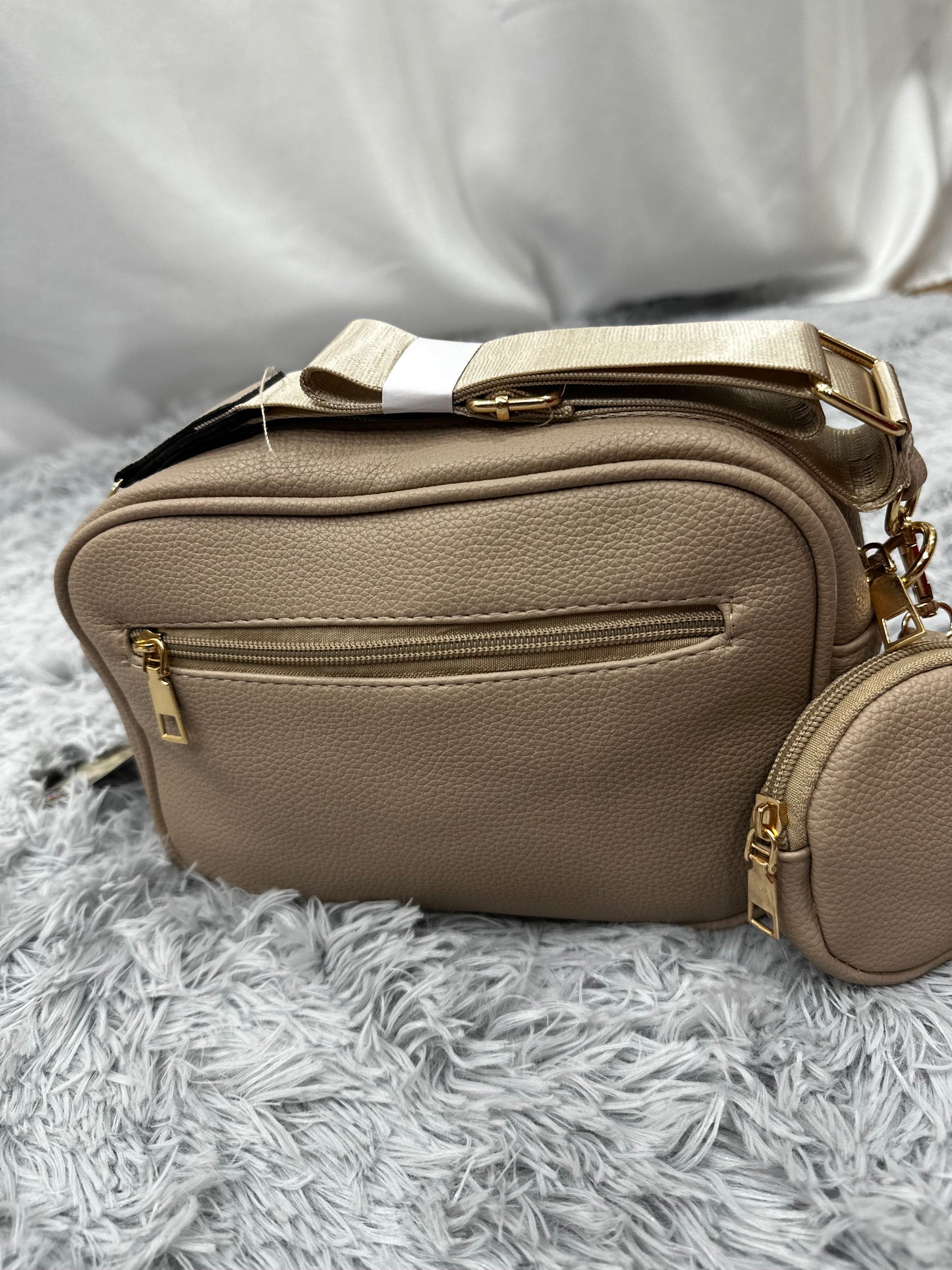 BAG MIDI in PELLE - BEIGE