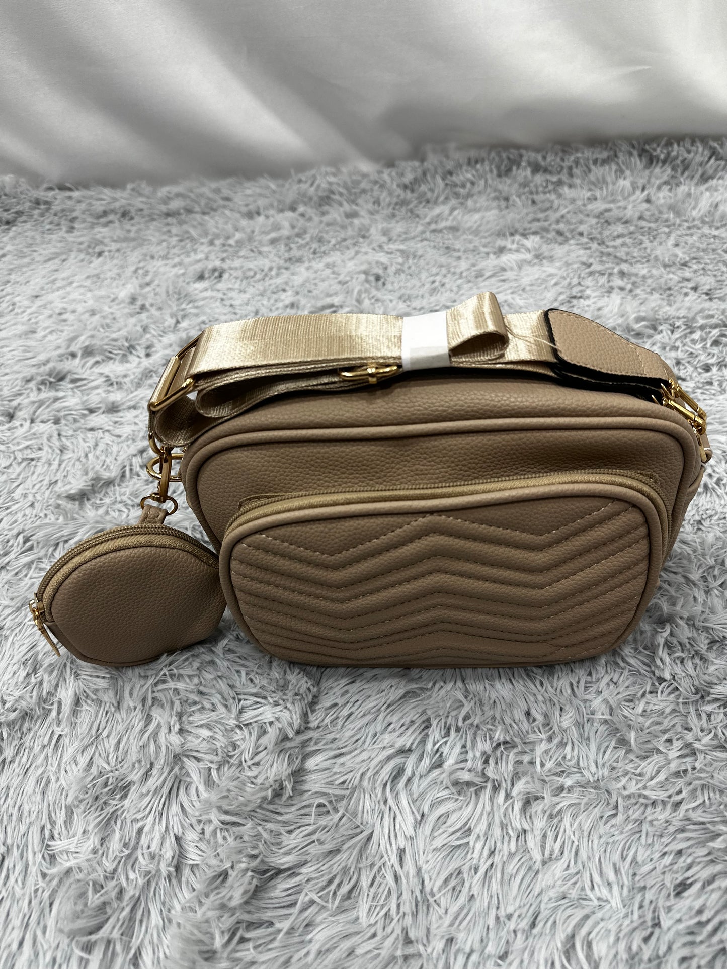 BAG MIDI in PELLE - BEIGE