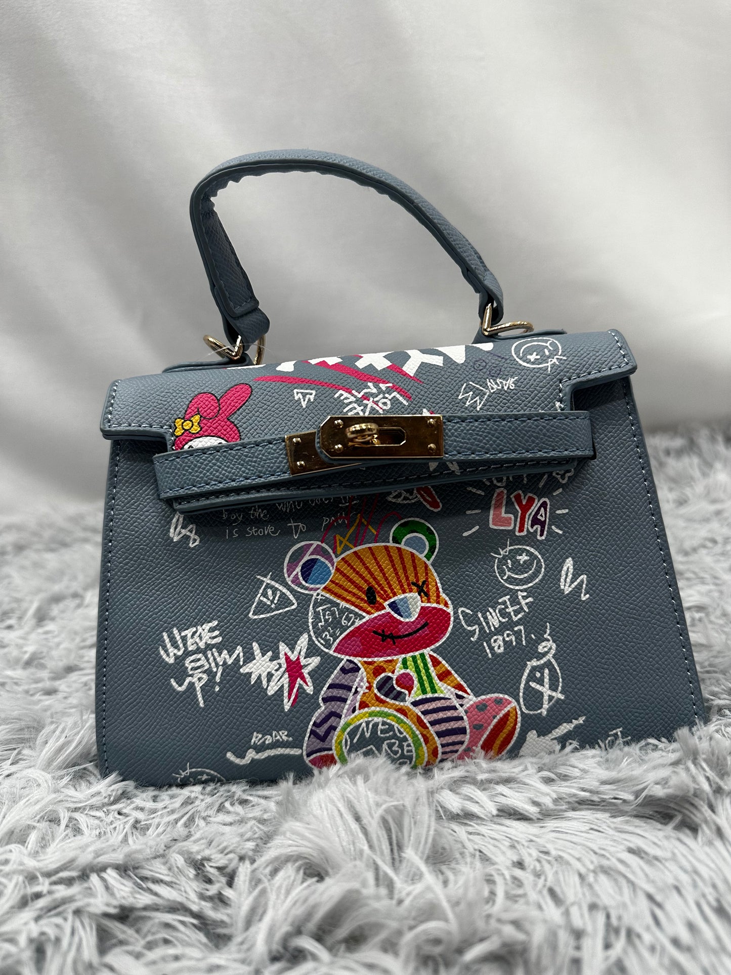 MINI BAG SKETCH - BASE AZZURRA POLVERE