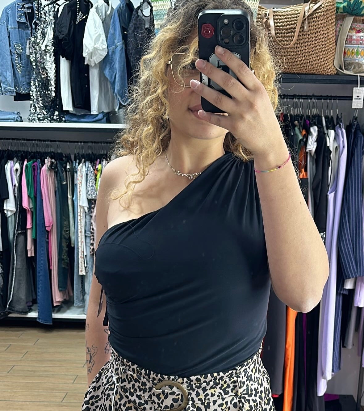 BODY - LYCRA - MONOSPALLA - NERO