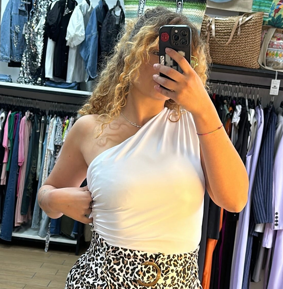 BODY - LYCRA - MONOSPALLA - BIANCO
