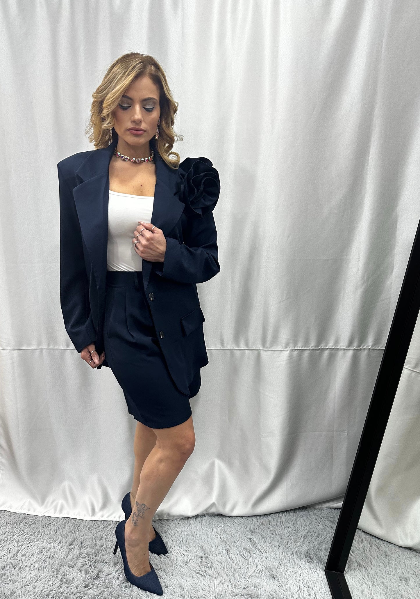 T A I L L E U R “PARLIAMONE” - BLU NOTTE