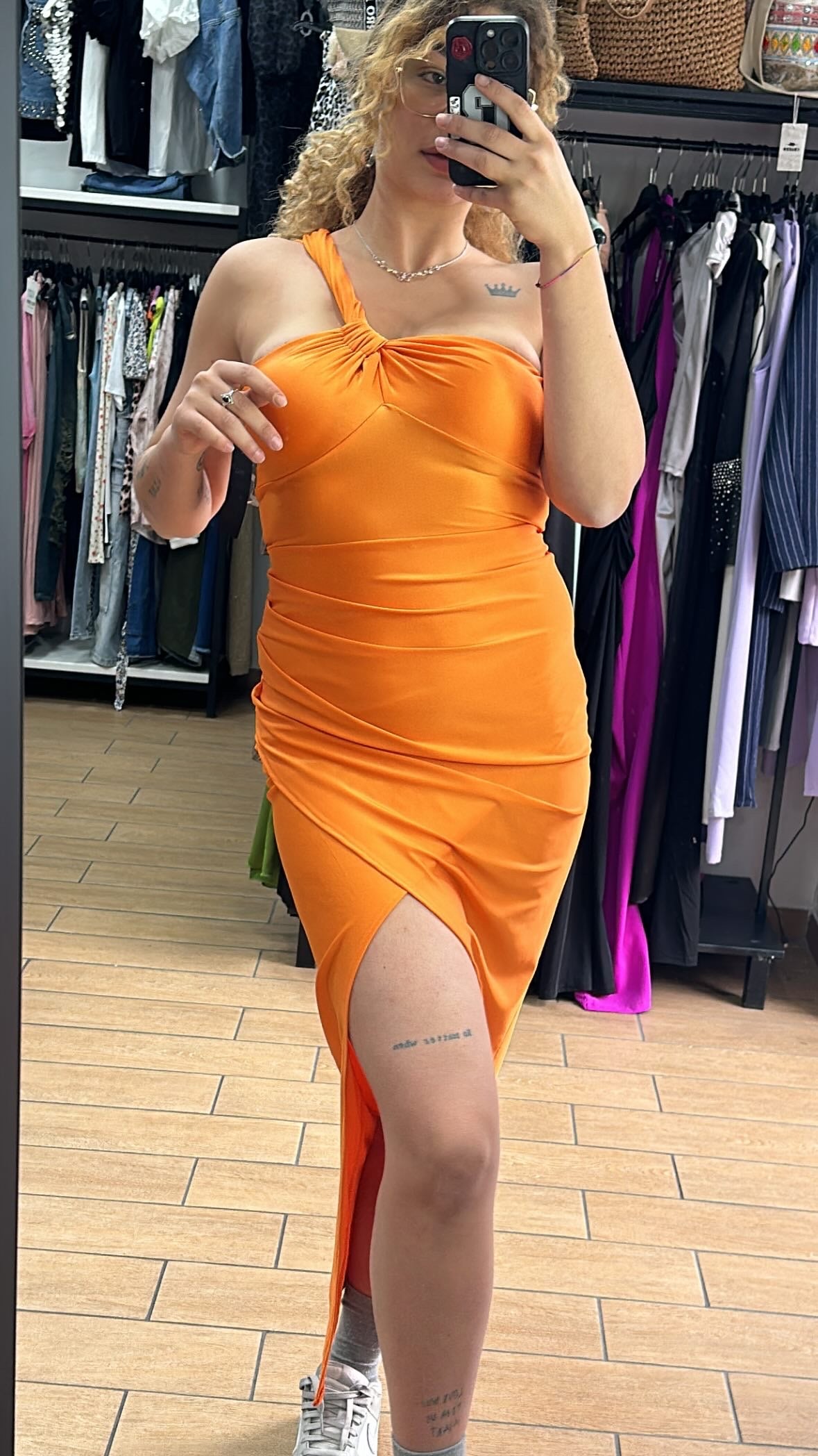ABITO - LONGUETTE - LYCRA - ARANCIO