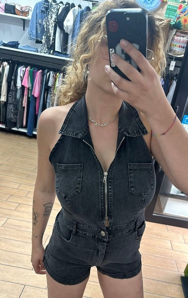 TUTINA - ZIP - DENIM SCURO