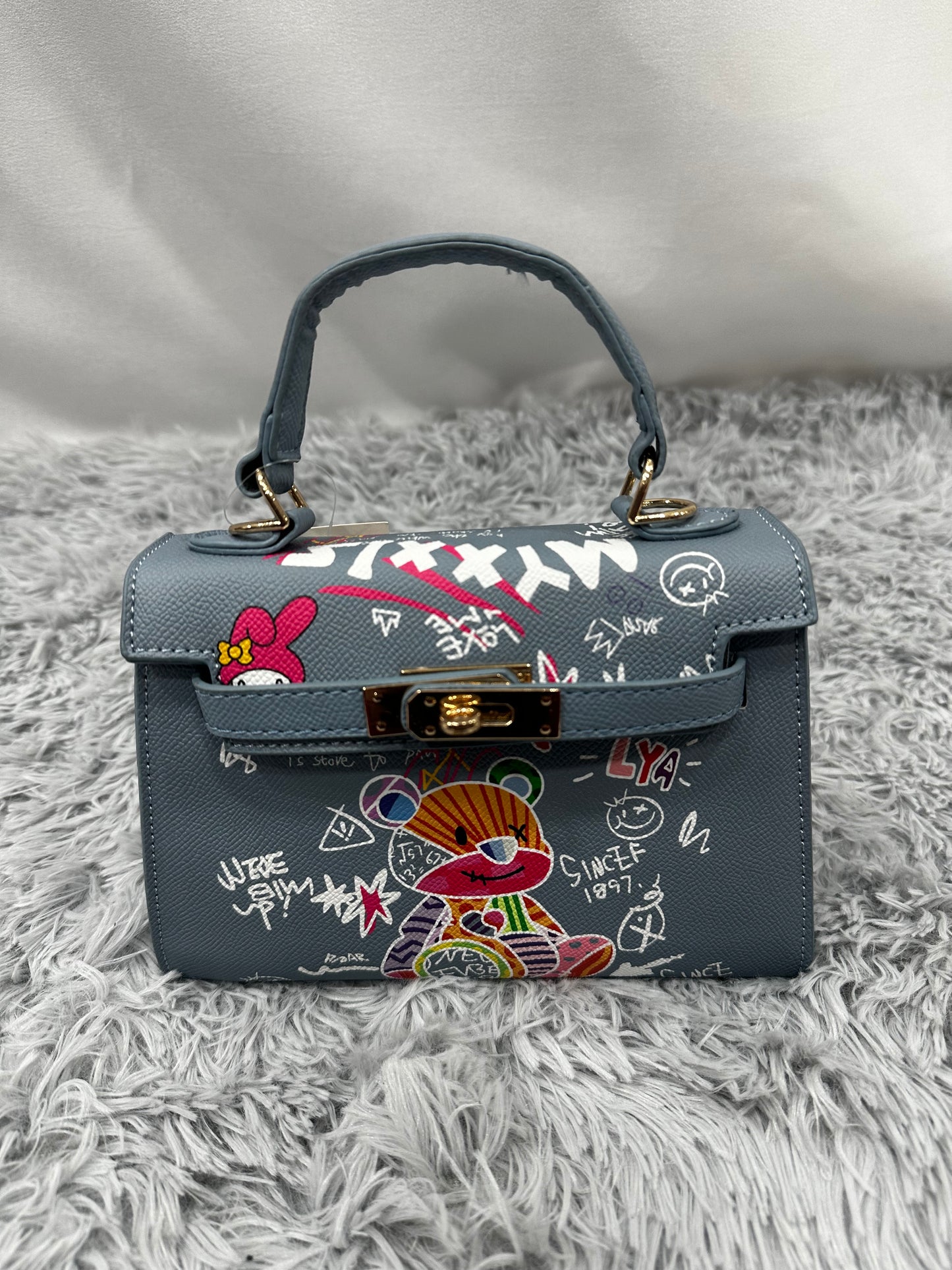 MINI BAG SKETCH - BASE AZZURRA POLVERE