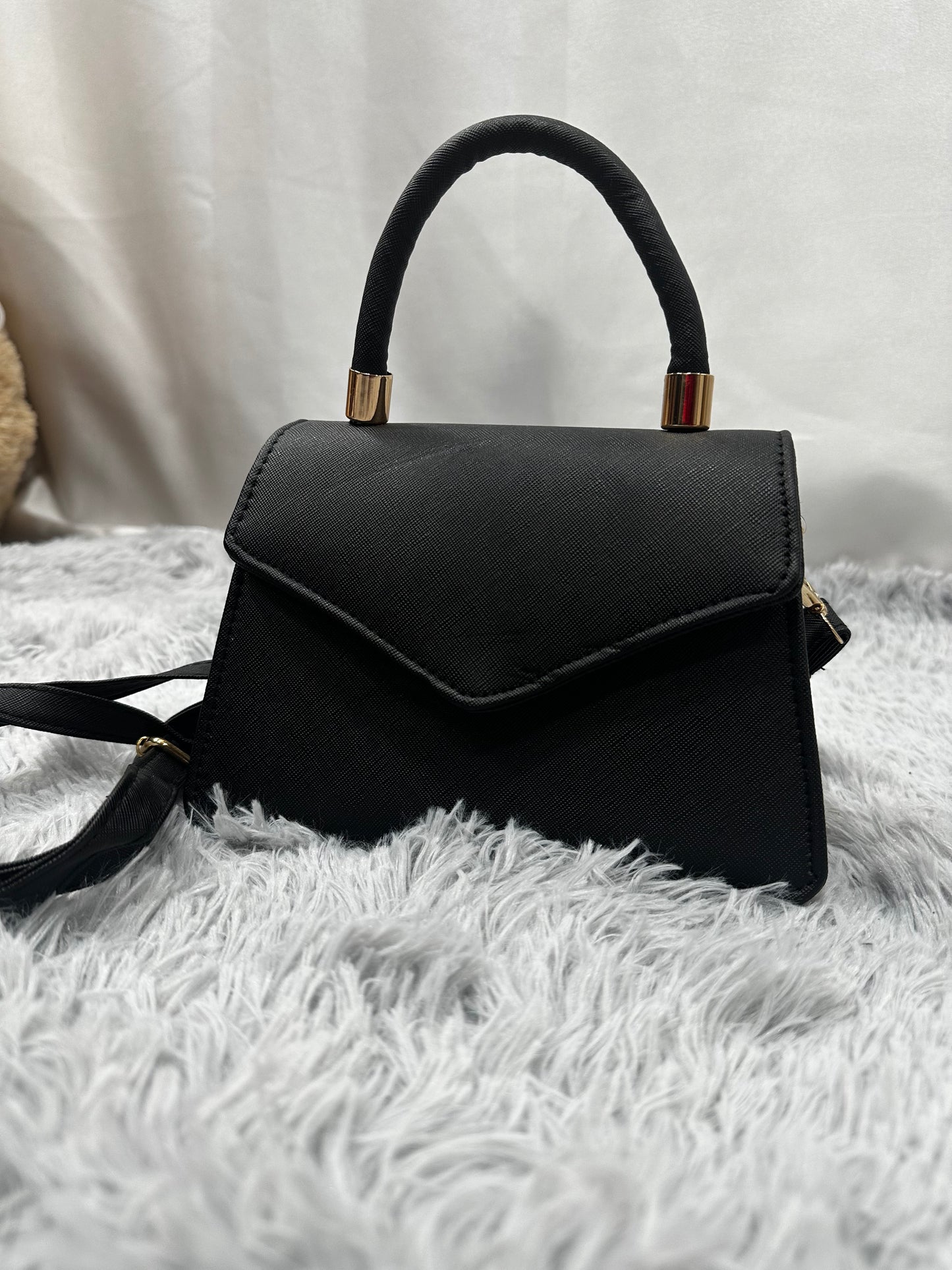 MINI BAG in PELLE LISCIA - NERA