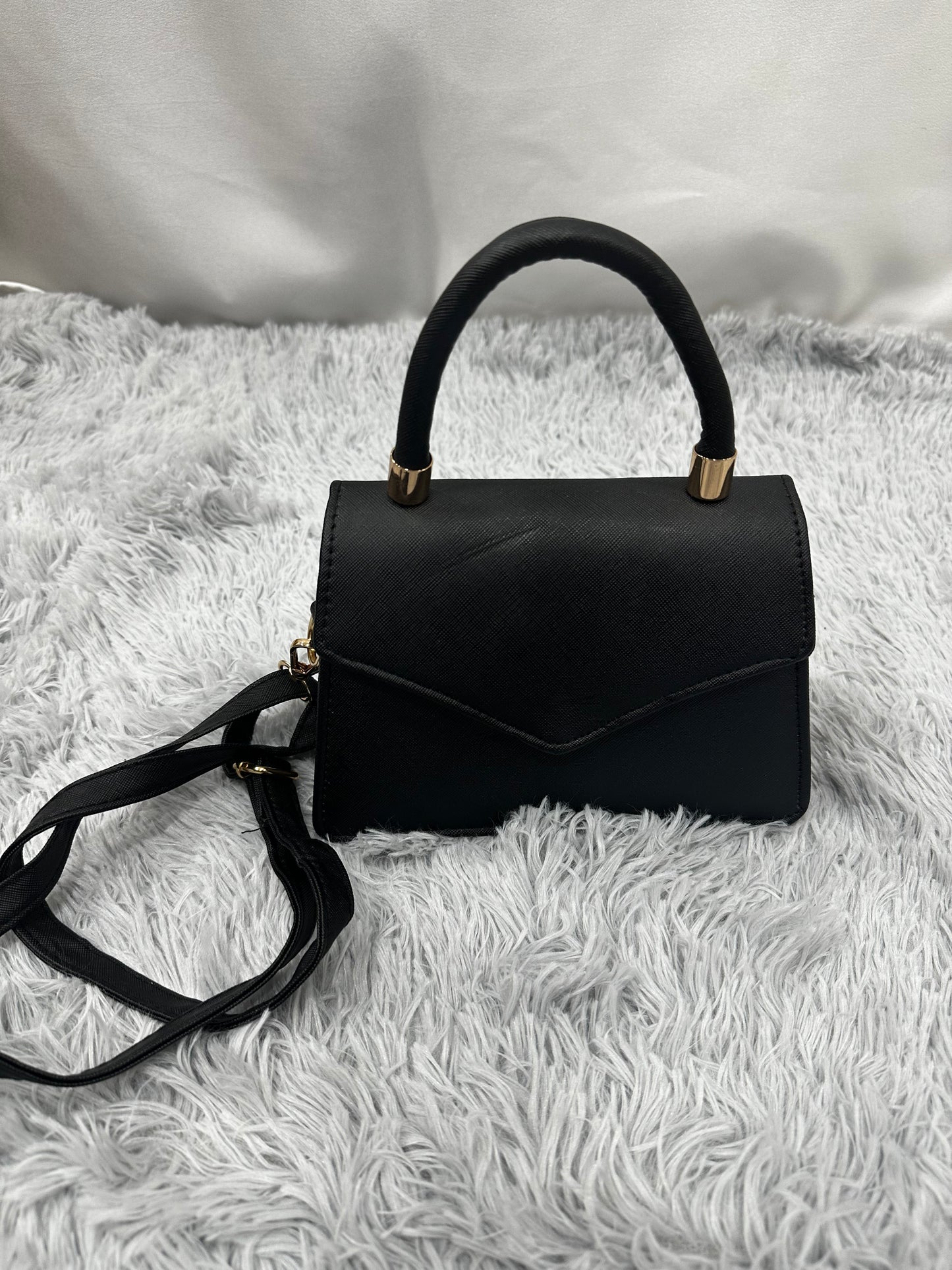 MINI BAG in PELLE LISCIA - NERA