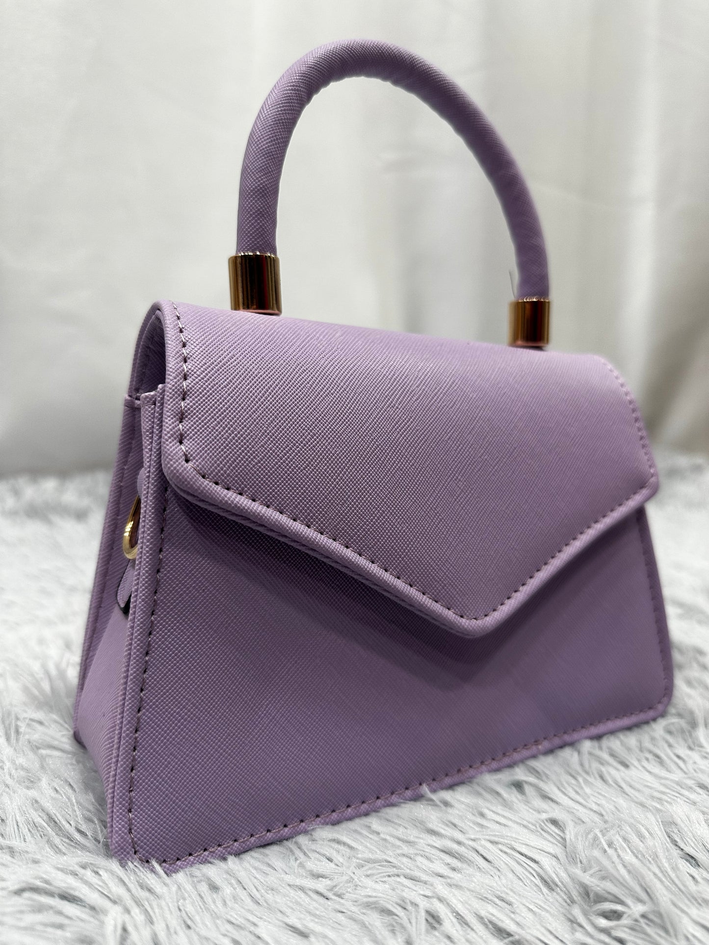 MINI BAG in PELLE LISCIA - LILLA
