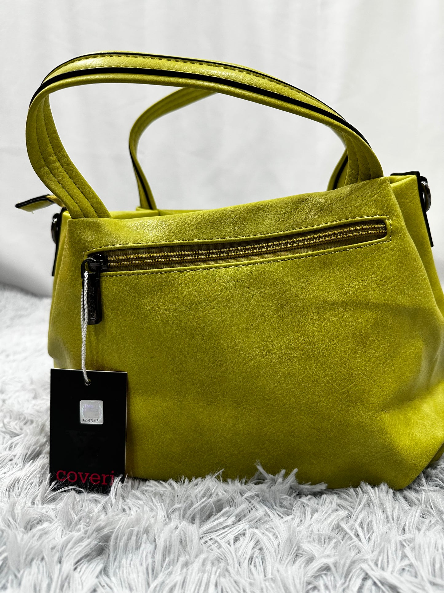 BAG SACCHETTO in PELLE - VERDE ACIDO