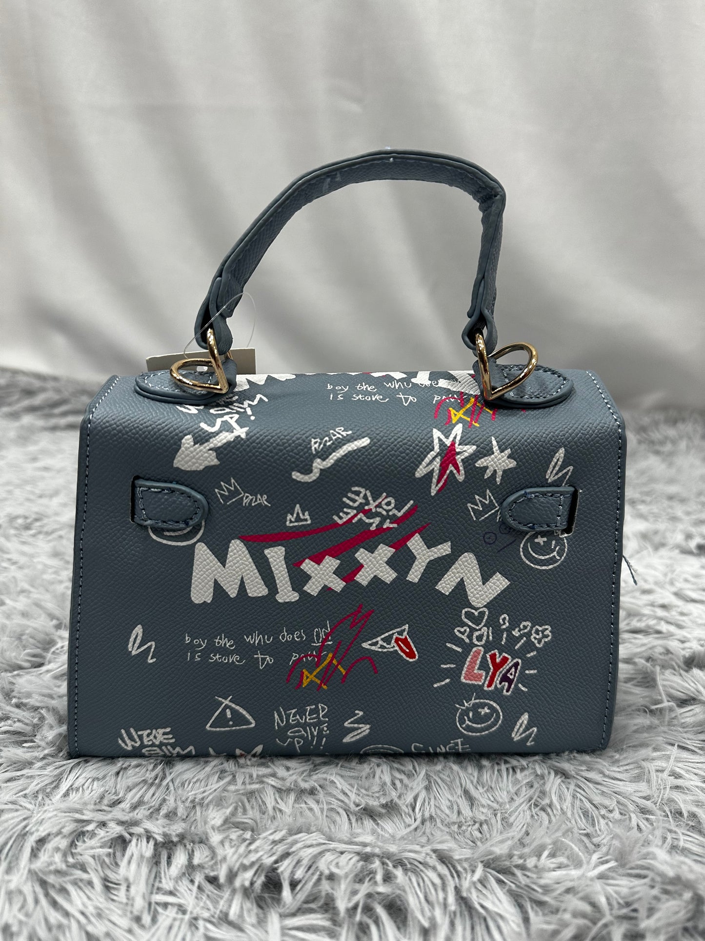 MINI BAG SKETCH - BASE AZZURRA POLVERE
