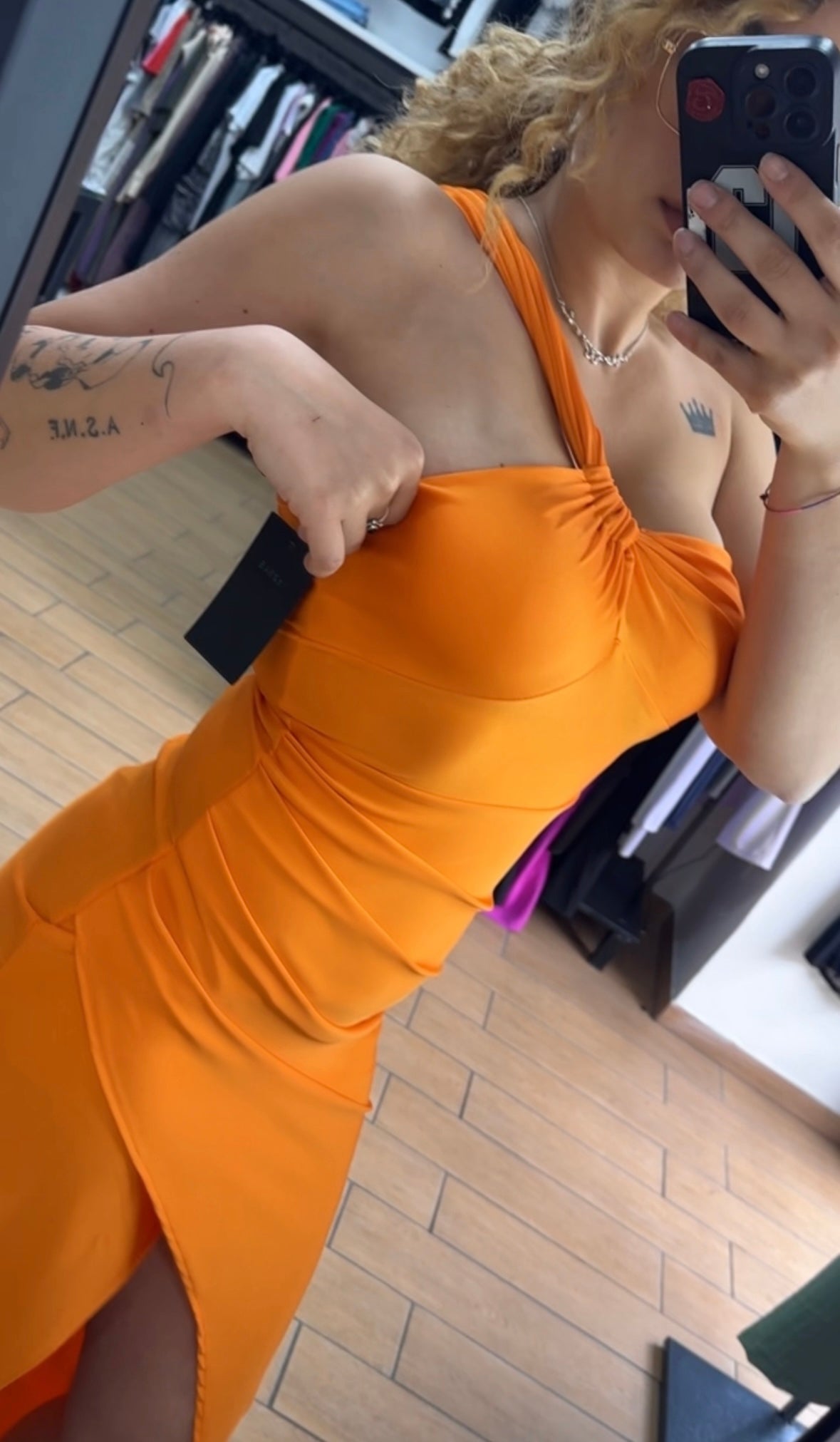 ABITO - LONGUETTE - LYCRA - ARANCIO