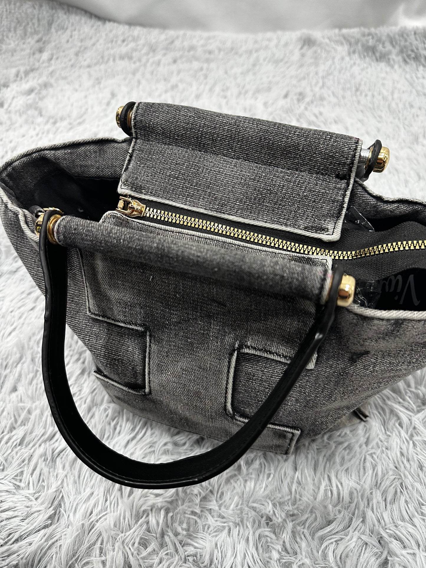 BAG MIDI in DENIM GRIGIO