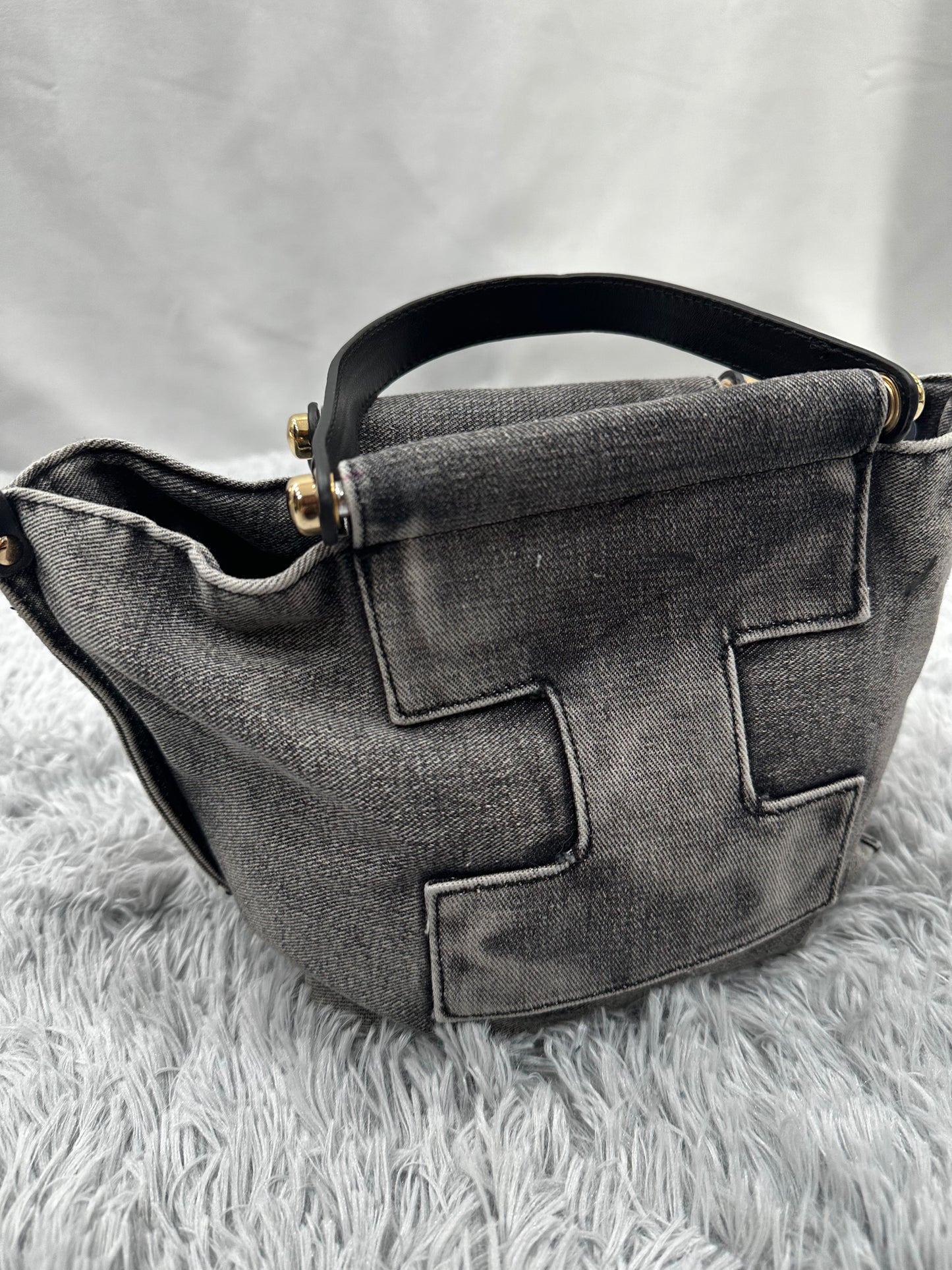 BAG MIDI in DENIM GRIGIO