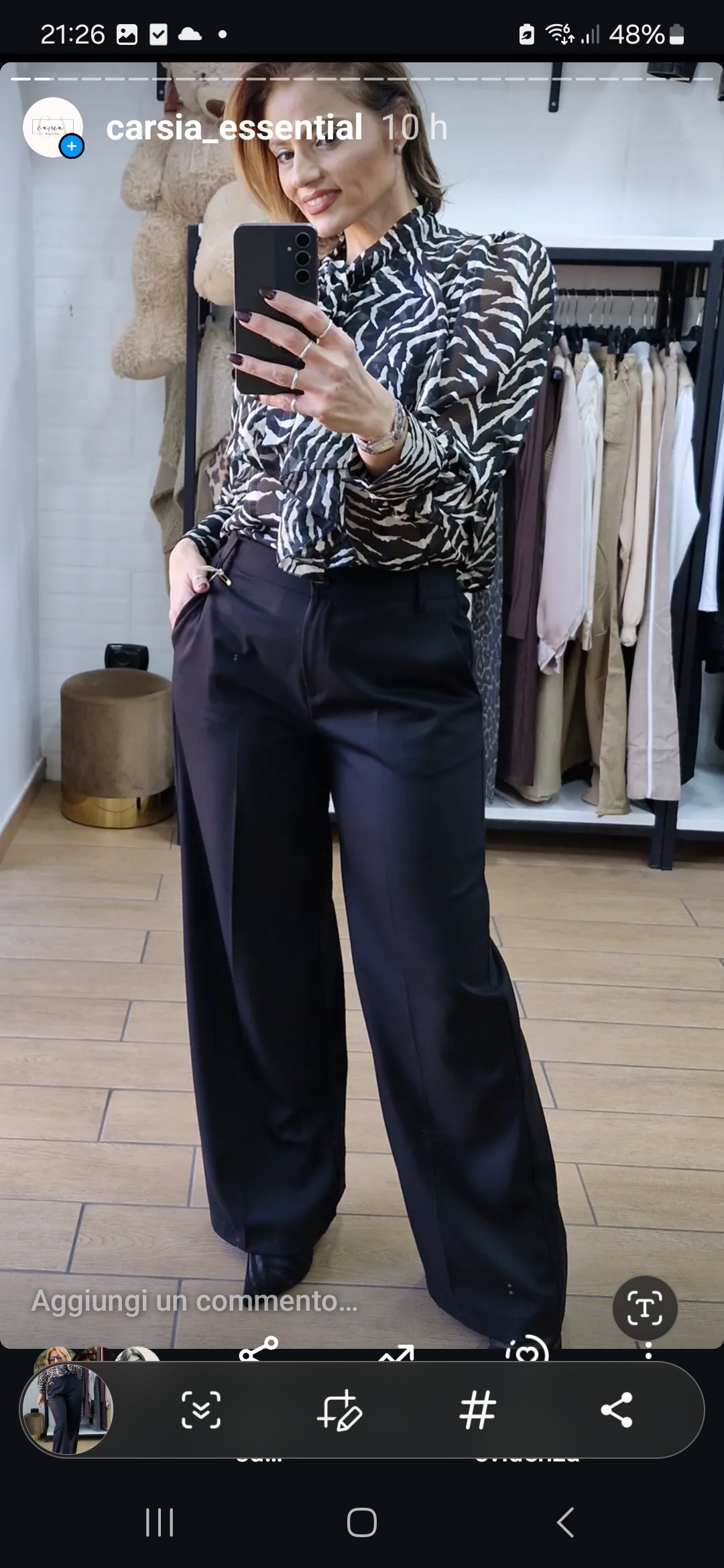 Pantalone black