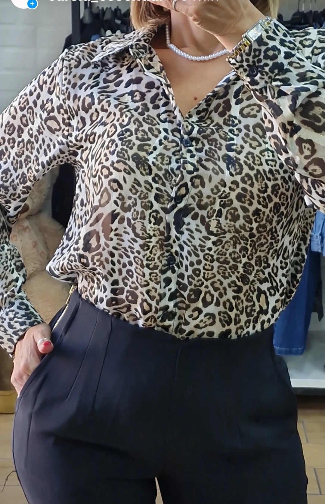 Camicia animalier