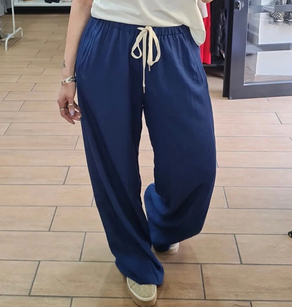 PANTALACCIO - MICROCOSTINE - MIX LINO