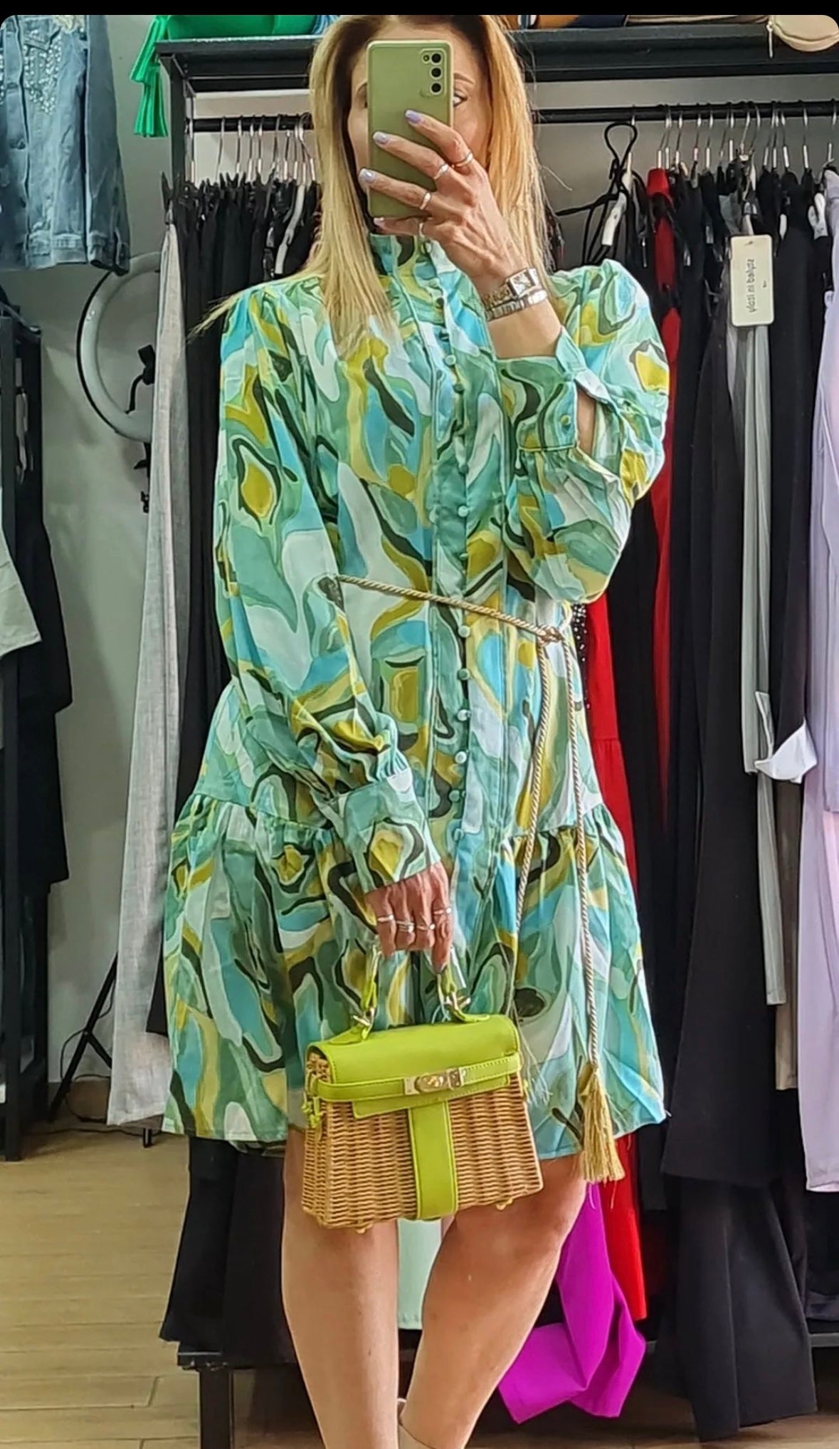 ABITO CAMICIONE - FANTASY LIME