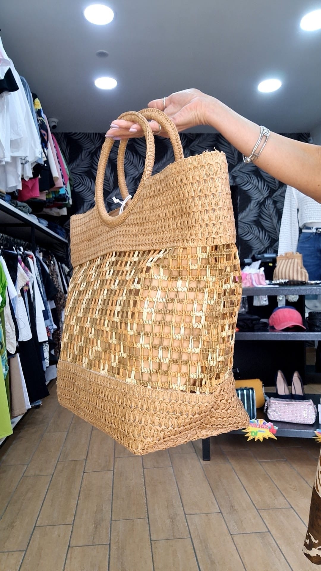 BORSA - SUMMER VIMINI - MANICO ANELLO