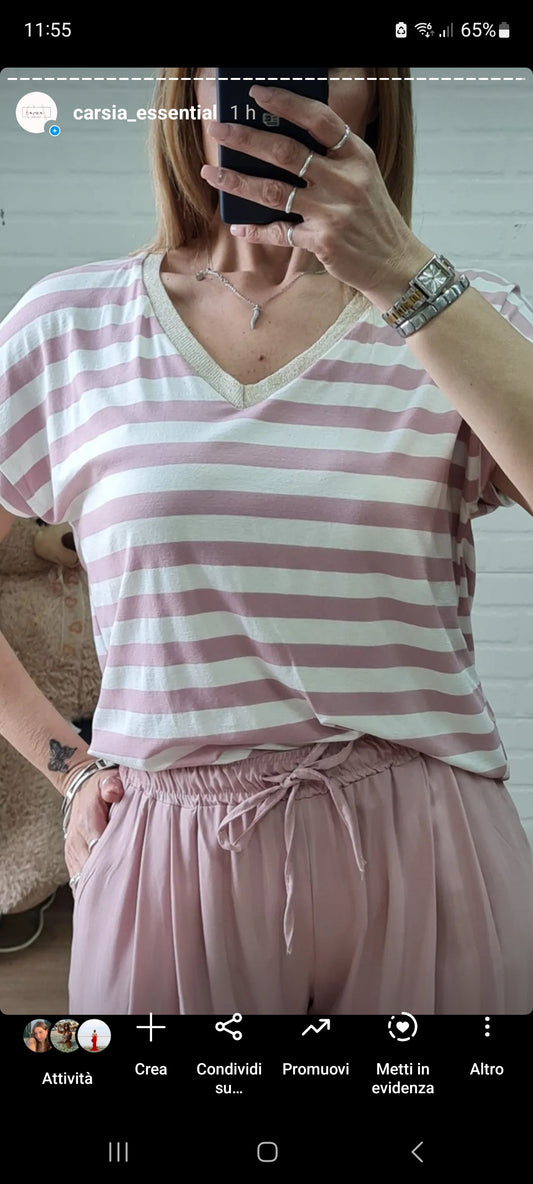 Maglia a righe